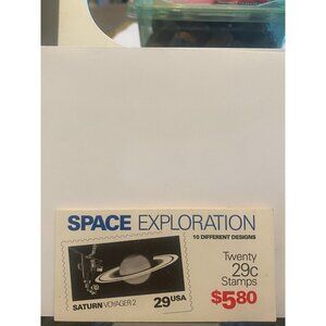 Space Exploration Stamps 20 Count 29¢ USA Featuring Planets & Probes